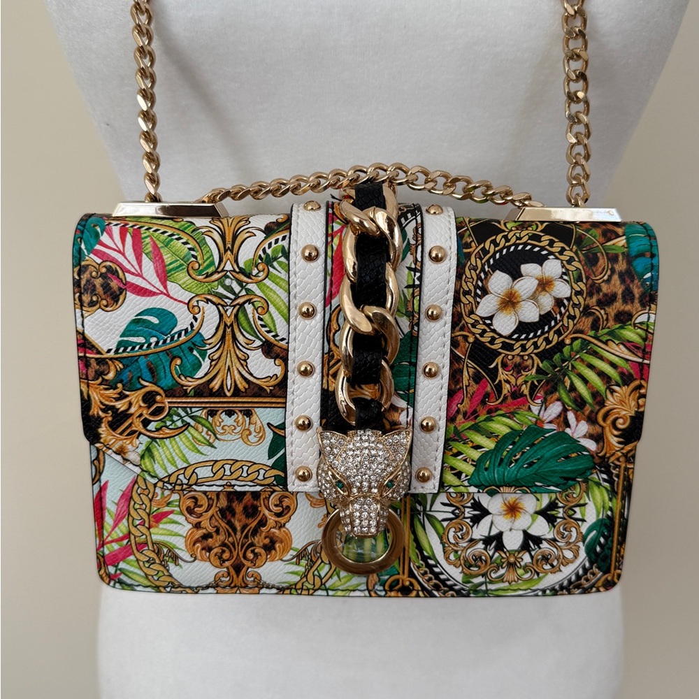 Aldo Rheana Multicolor Chain Shoulder Bag